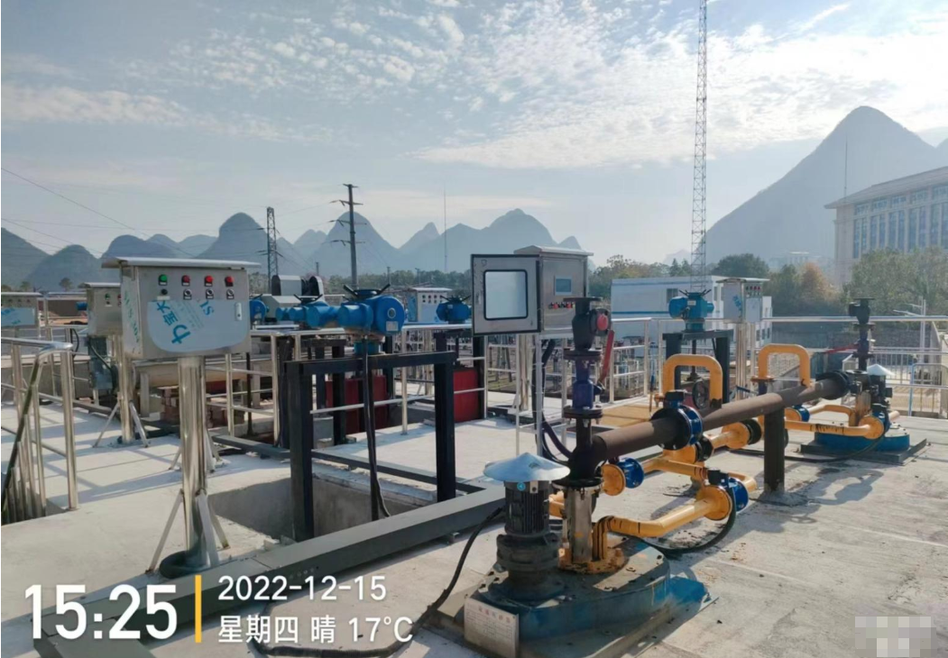 地衛(wèi)環(huán)?！`山縣第三污水處理廠